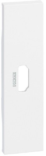 Лицевая панель Legrand BTicino Living Now для 1-м. 1 мод. розетки HDMI белый фото Лицевая панель Legrand BTicino Living Now для 1-м. 1 мод. розетки HDMI белый картинка